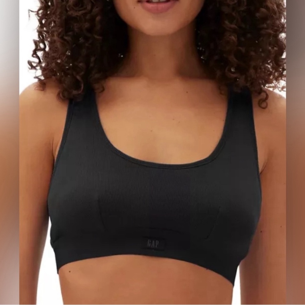 GAP Racerback Bra bralette Black Large $34 - NWT